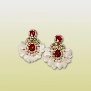 Aretes Clara Rojo
