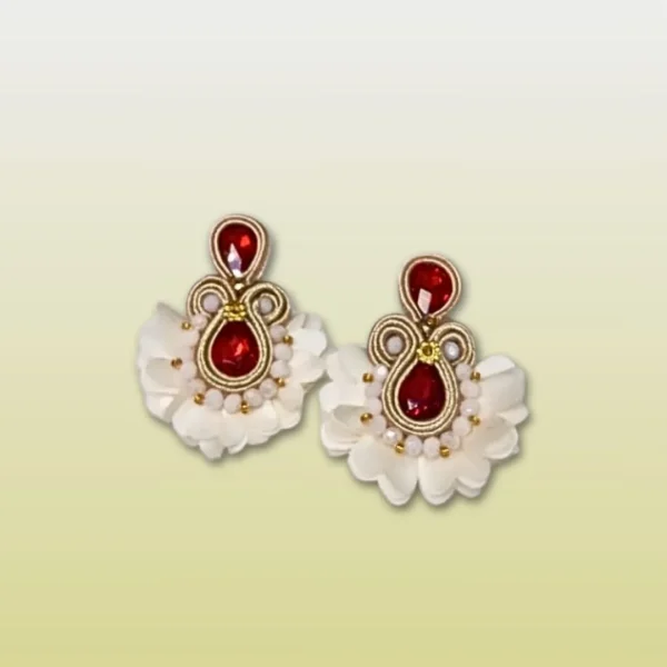Aretes Clara Rojo