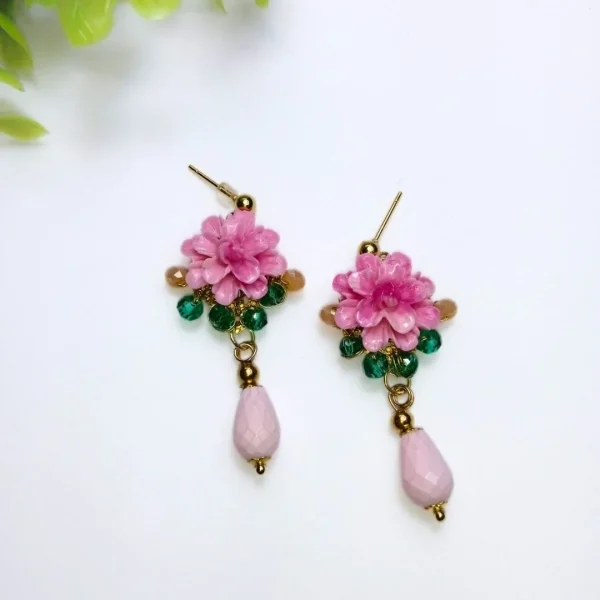 Aretes Gota Rosada