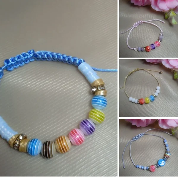 Pack pulseras arco iris - Imagen 2