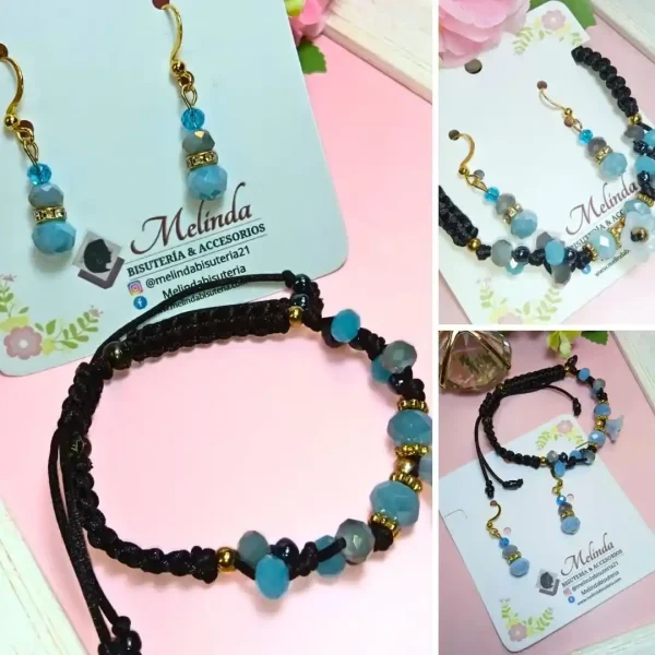 Set de Aretes y Pulseras Ariel